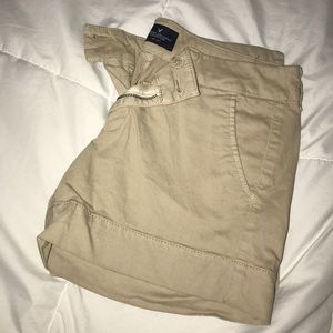 American eagle khaki shorts